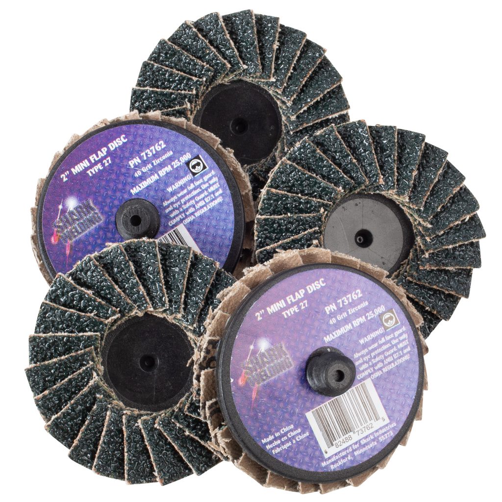 5 PK | Mini Flap Disc - Type 27 - Zirconia - 2