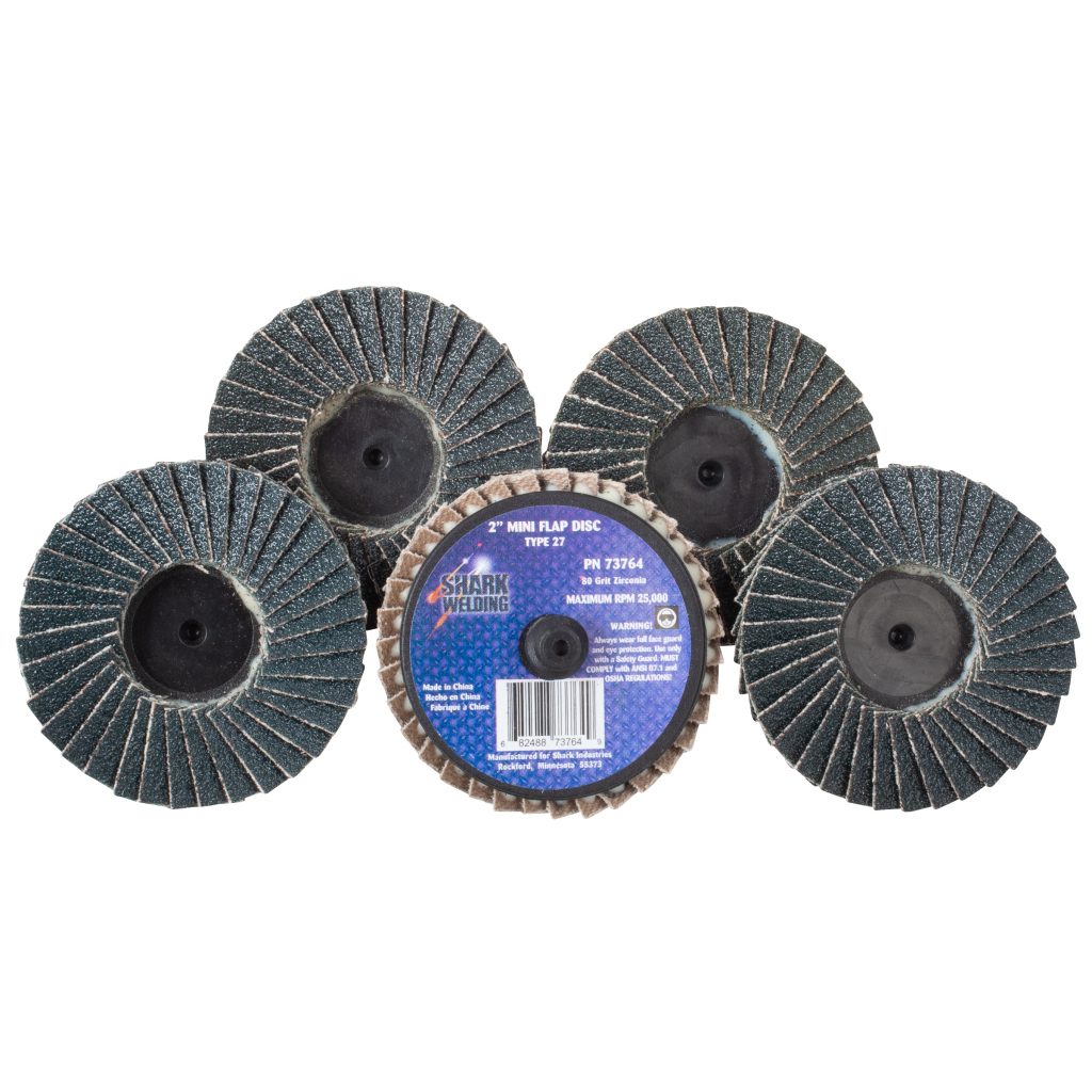 5 PK | Mini Flap Disc - Type 27 - Zirconia - 2