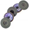 5 PK | Mini Flap Disc - Type 27 - Zirconia - 2" - 120 Grit - Image 3