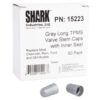 50 PK | Gray Long TPMS Valve Stem Caps with Inner Seal - Image 7
