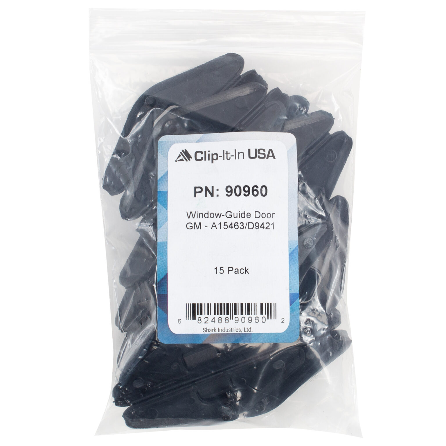 15 Pk Gm Front Door Window Guide (Front Of Glass) Shark Industries