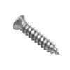 100 PK | Phillips Oval Head Tapping Screw 8 X 3/4 in. Chrome #6 Head - Image 2