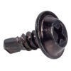 100 PK | 8 x 1/2 in. Phil Flat Top Wash Head Tap Scr. Blk - Image 3