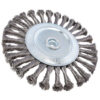 Twist Knot Wire Wheel with 0.020-Gauge Stainless Steel Wire, 7-Inch by 5/8-11NC - Image 3