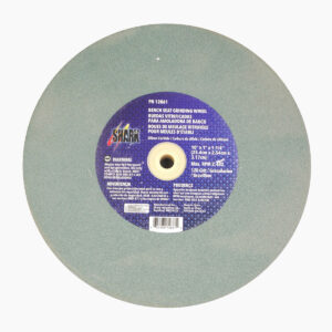 Bench Seat Grinding Wheel - Size 10" x 1" Thick x 1-1/4" Arbor - 120 Grit - Silicon Carbide