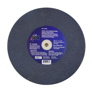 Bench Seat Grinding Wheel - Size 10" x 1" Thick x 1-1/4" Arbor - 80 Grit - Aluminum Oxide