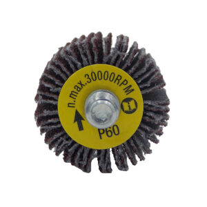 5 PK | Flap Wheel - 1" x 1" x 1/4"-20 Male Thread - 60 Grit