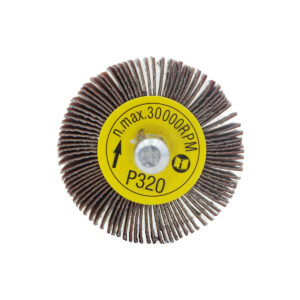 5 PK | Flap Wheel - 1-1/2" x 1" x 1/4" Shank - 320 Grit