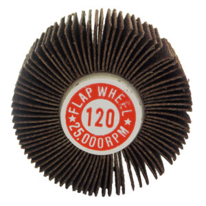 5 PK | Flap Wheel - 2" x 1" x 1/4"-20 Male Thread - 120 Grit