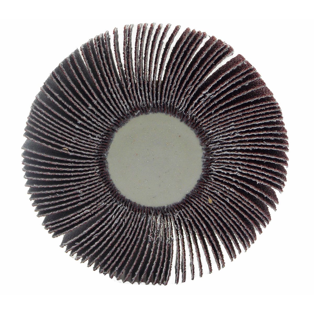 5 PK | Flap Wheel - 3" x 1" x 1/4"-20 Male Thread - 60 Grit - Image 2