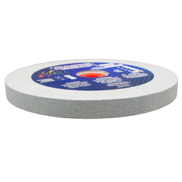 Bench Seat Grinding Wheel - Size 6" x 1/2" Thick x 1" Arbor - 120 Grit - Silicon Carbide - Image 3