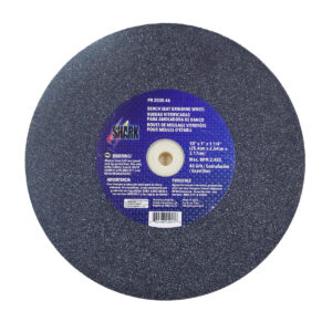 Bench Seat Grinding Wheel - Size 10" x 1" Thick x 1-1/4" Arbor - 46 Grit - Aluminum Oxide