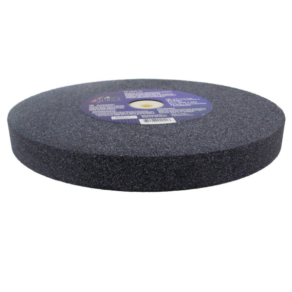 Bench Seat Grinding Wheel - Size 10" x 1" Thick x 1-1/4" Arbor - 46 Grit - Aluminum Oxide - Image 2