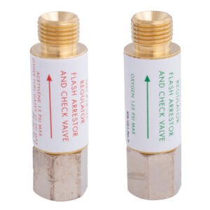 2 PK | Flashback Arrestors - Regulator with Check Valves