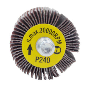 5 PK | Flap Wheel - 1" x 1" x 1/4"-20 Male Thread - 60 Grit