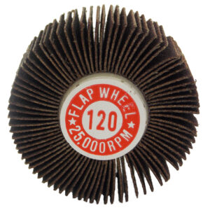 5 PK | Flap Wheel - 2" x 1" x 1/4"-20 Male Thread - 120 Grit