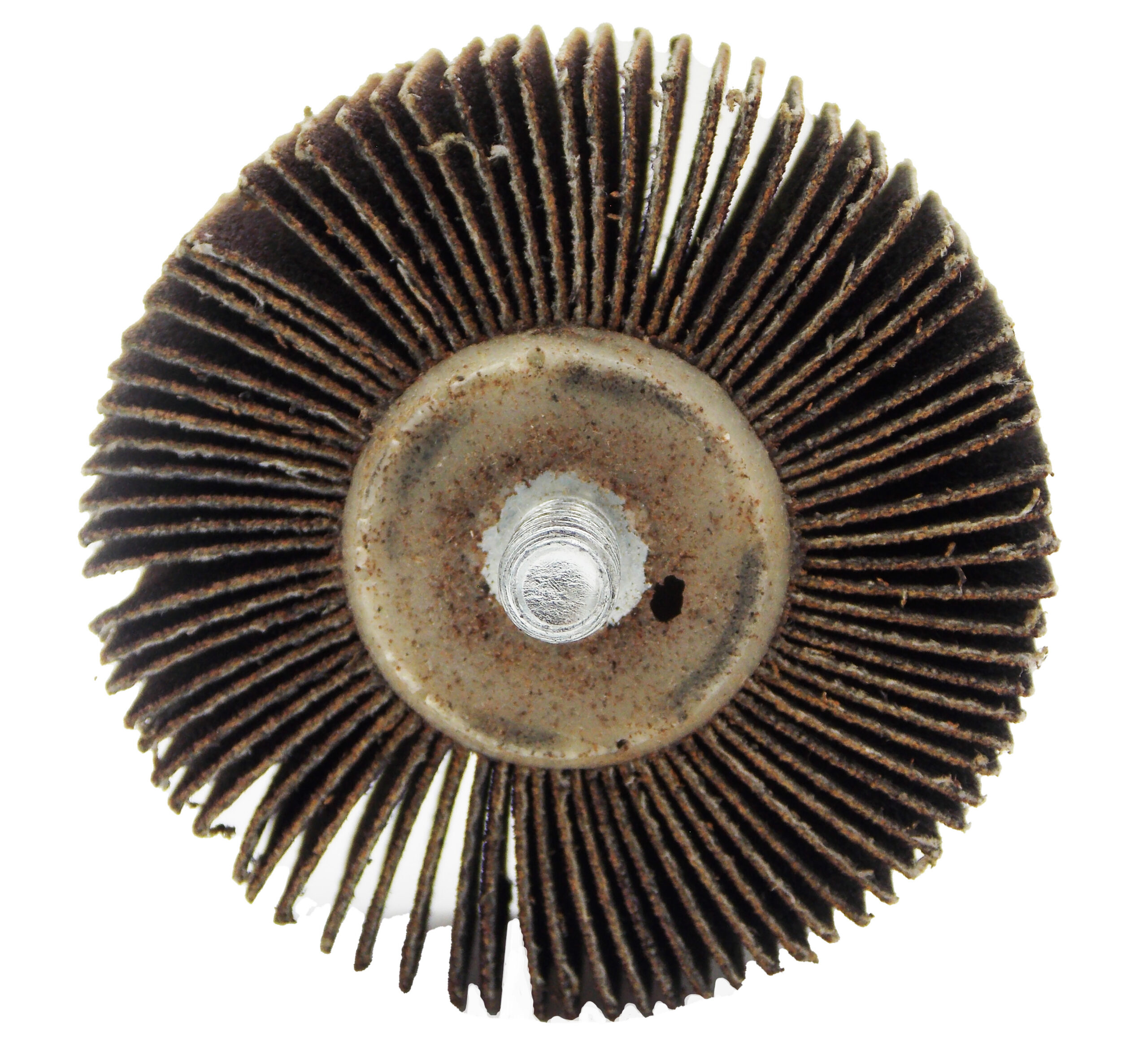 5 PK | Flap Wheel - 2" x 1" x 1/4"-20 Male Thread - 120 Grit - Image 2
