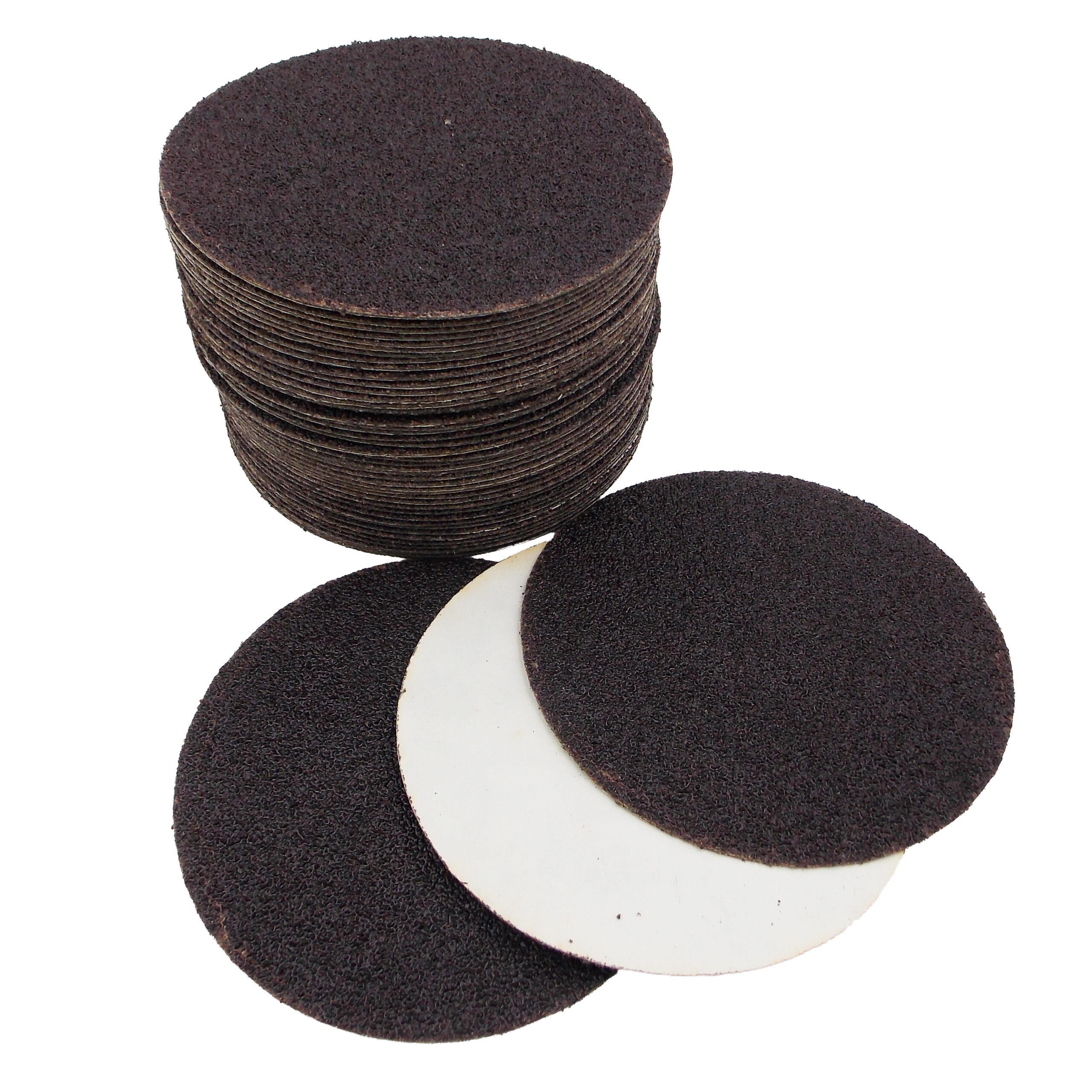 LIMITED STOCK! 50 PK | 5" PSA Discs- 36 Grit - Extra Strong, Pressure Sensitive Adhesive Backing - Image 3