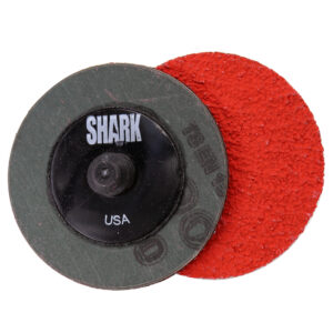 10 PK | 2" Mini Grinding Discs - Red Ceramic - 50 Grit