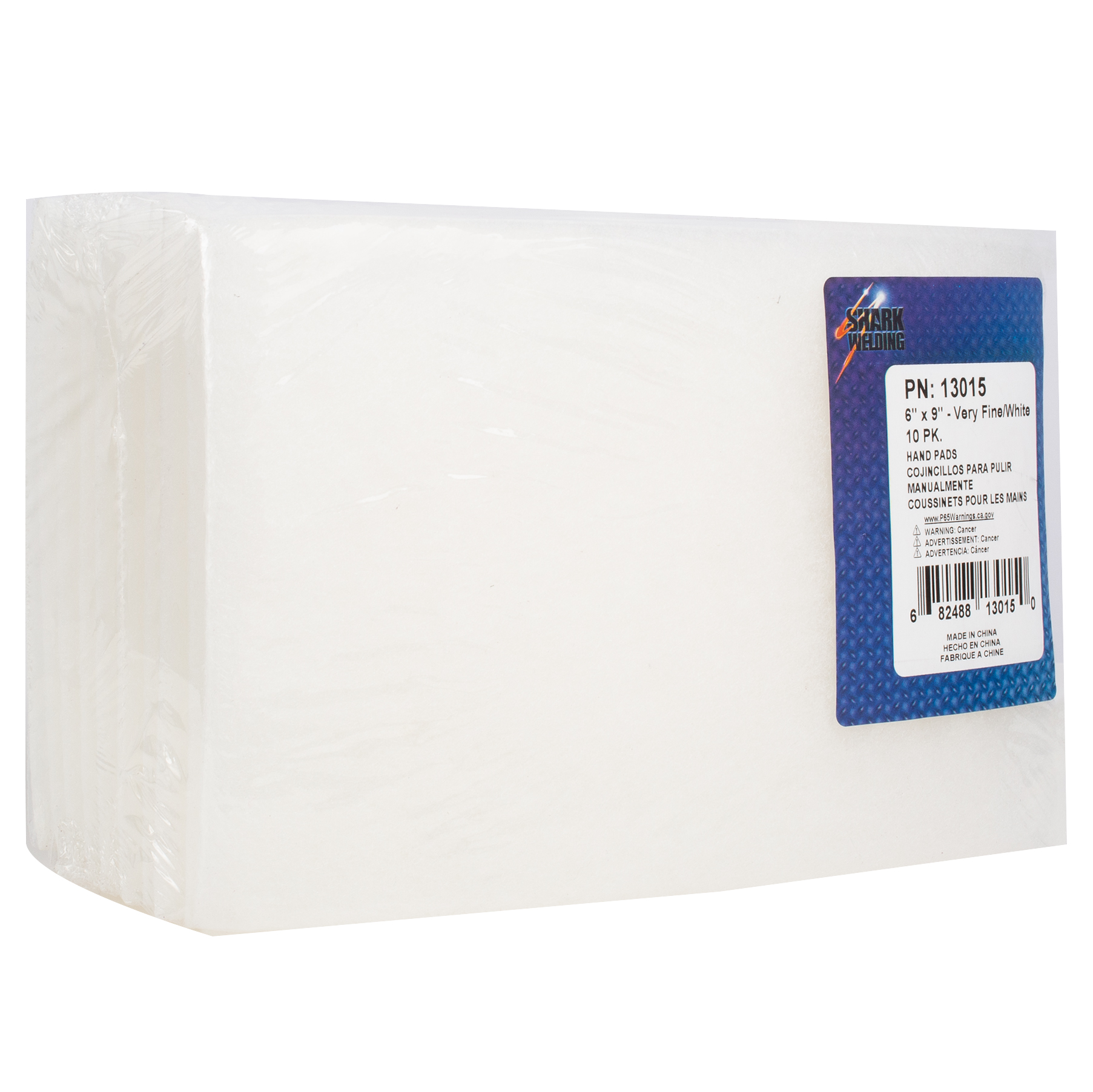 10 PK | White Star-Brite Sanding Pads - 6" x 9" - Very Fine Grit - Image 6