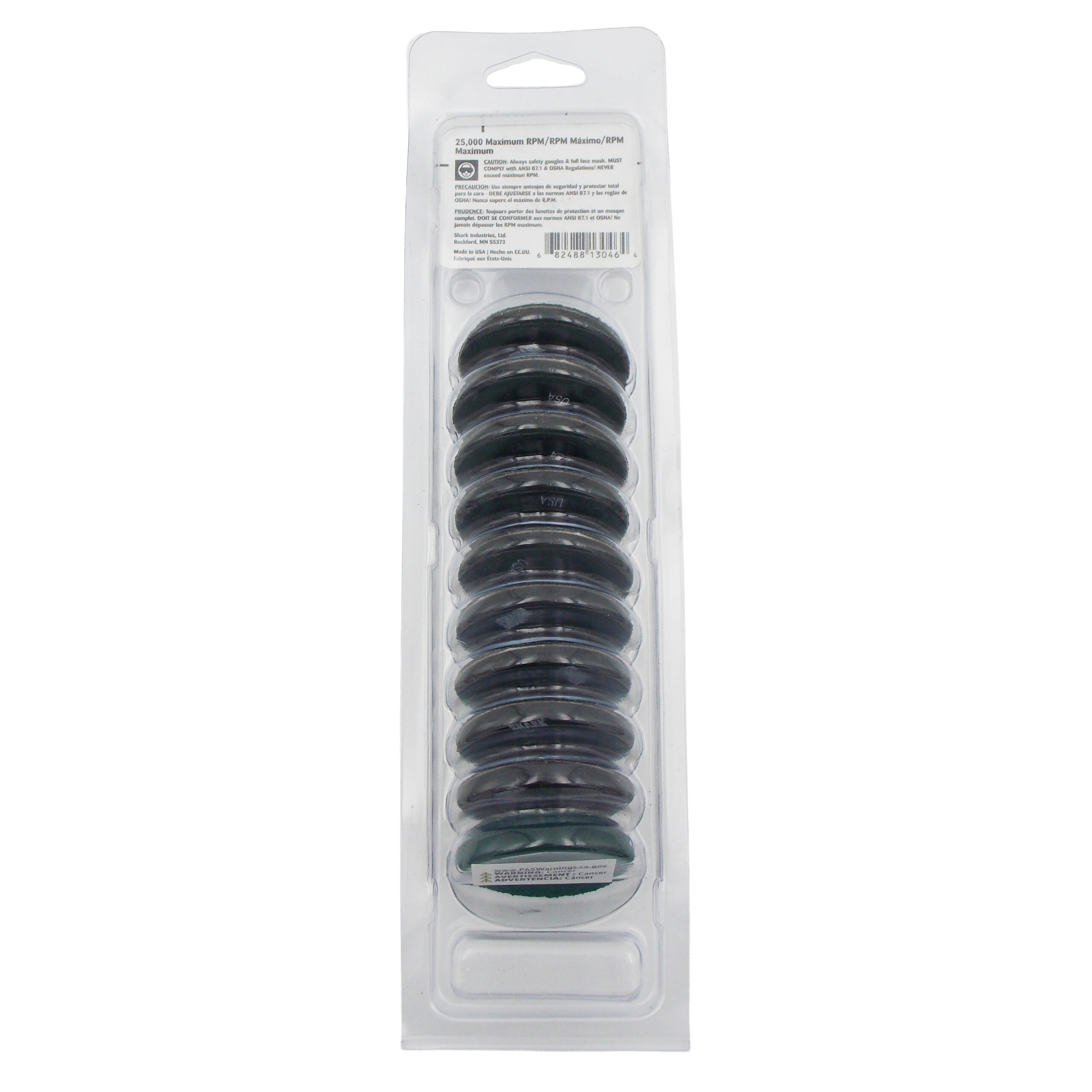 10 PK | 2" Mini Grinding Discs - Green Zirconia - 50 Grit - Image 3