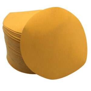 100 PK | 6" Gold A/O Hook & Loop Discs - 600 Grit