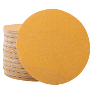 50 PK | 6" Gold A/O Hook & Loop Discs - 400 Grit