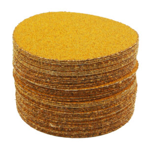 50 PK | 5" Gold A/O Hook & Loop Discs - 36 Grit