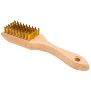 Tire Cleaning Brush - 7.25" L x 1.5" W .5" Brass Wire (6X9 Rows)
