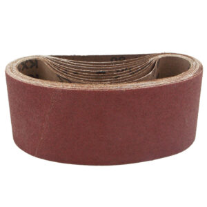 10 PK | Portable Sanding Belt 3" x 18" 80 Grit, X Weight