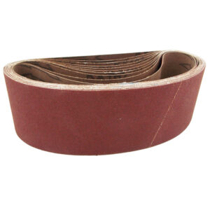 10 PK | Portable Sanding Belt 3" x 21" 120 Grit, X Weight