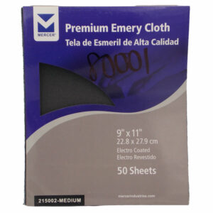 50 PK | Emery Cloth Sheet - 9" x 11" - Medium Grit