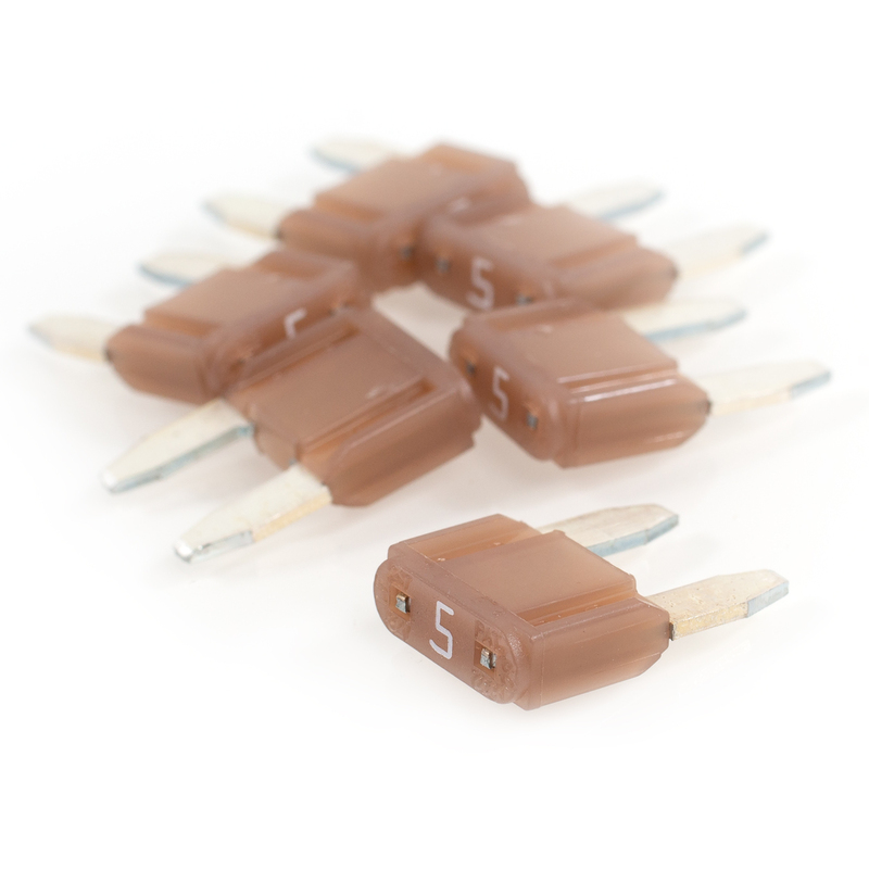 LIMITED STOCK! 100 PK | Mini Fuse 5 Amp - Light Brown - Image 5