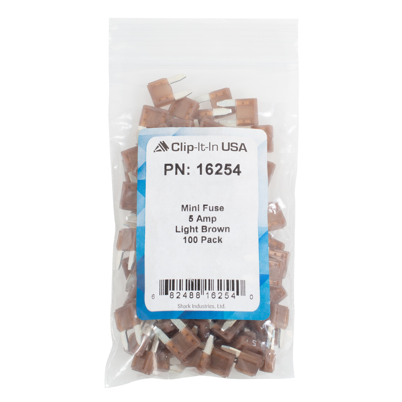 LIMITED STOCK! 100 PK | Mini Fuse 5 Amp - Light Brown - Image 6