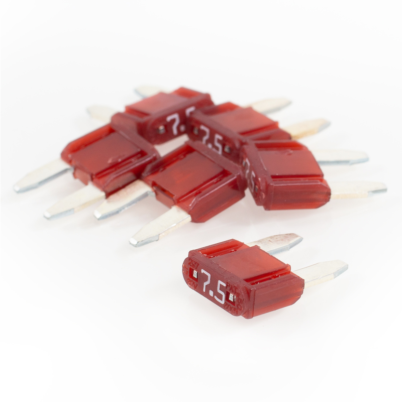 LIMITED STOCK! 100 PK | Mini Fuse 7.5 Amp - Brown - Image 5