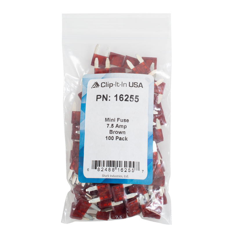 LIMITED STOCK! 100 PK | Mini Fuse 7.5 Amp - Brown - Image 6