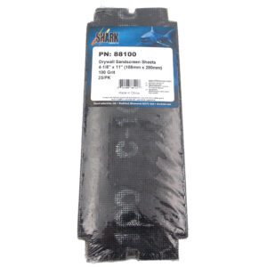 25 PK | Drywall Sandscreen Sheets - 4-1/8" x 11" - 100 Grit